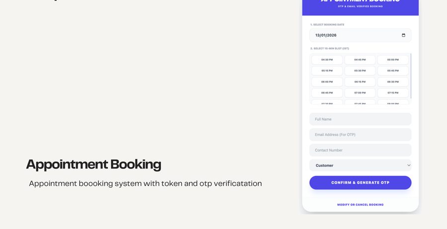 Appointment Booking App